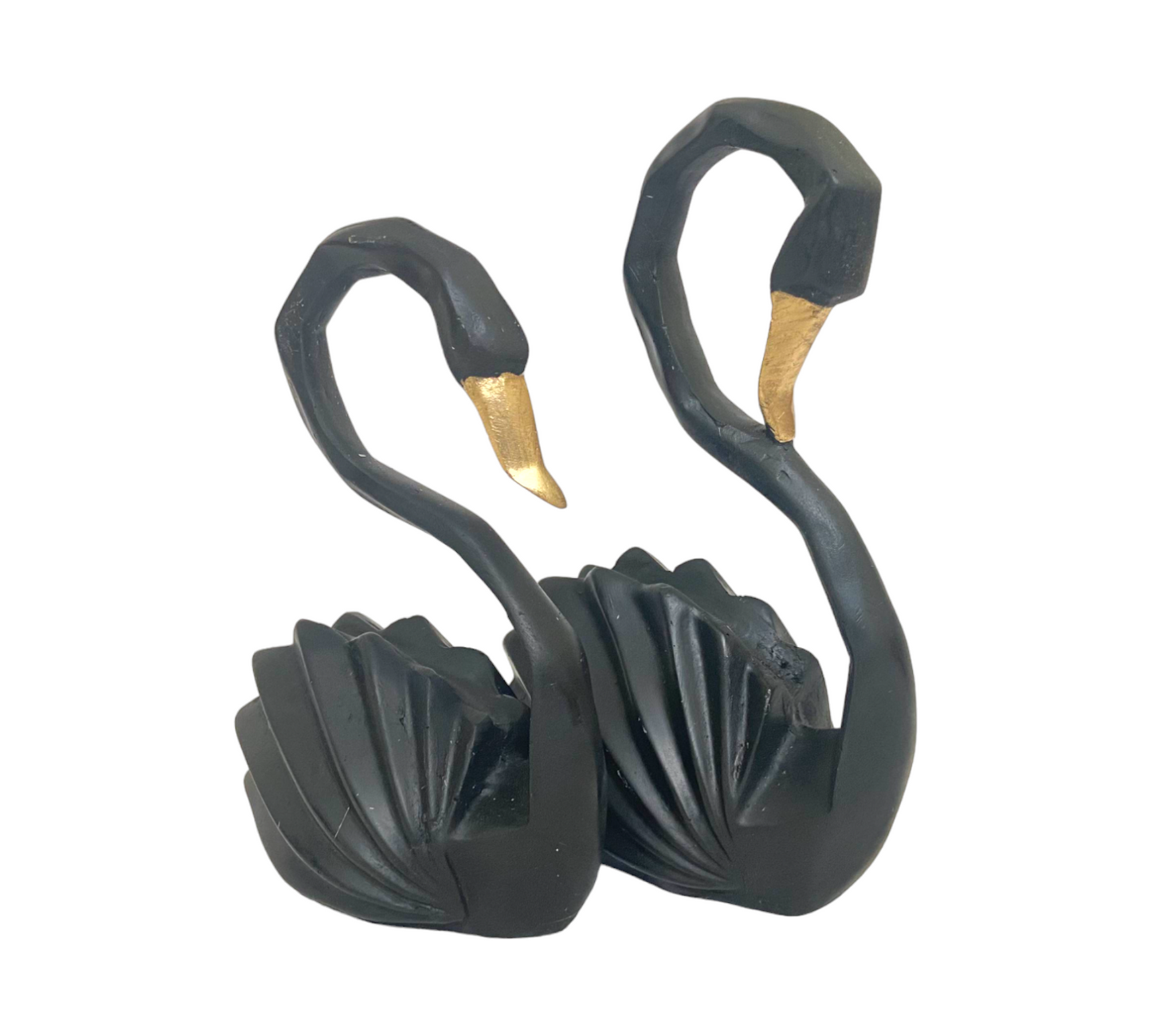 Love Swan Couple Statue Showpieces