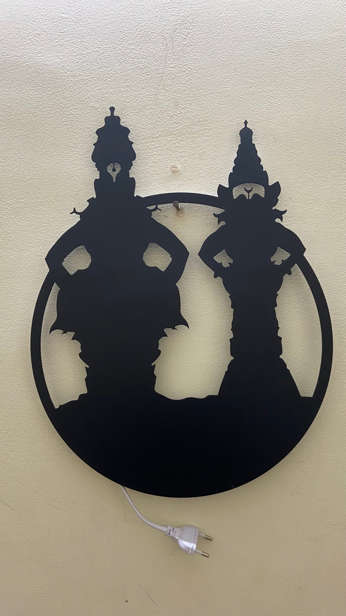 Vittal Rukmini Metal Wall Art with LED Light