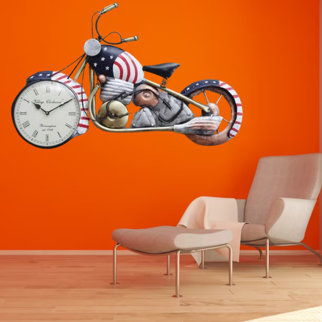 American Bike With Clock