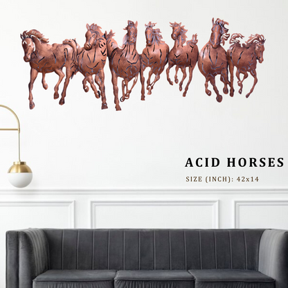 Acid Horses Wall Art