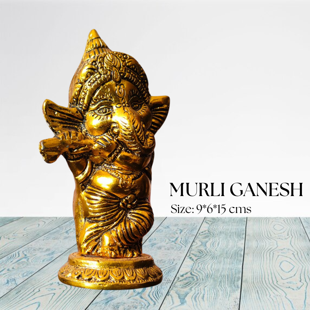 Lord Ganesha With Murli