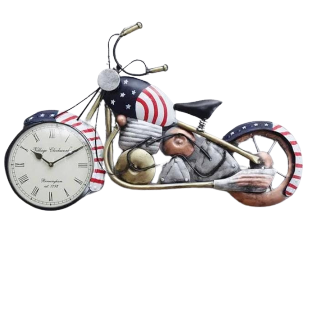 American Bike With Clock