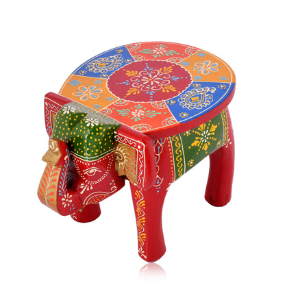 Wooden Elephant Stool