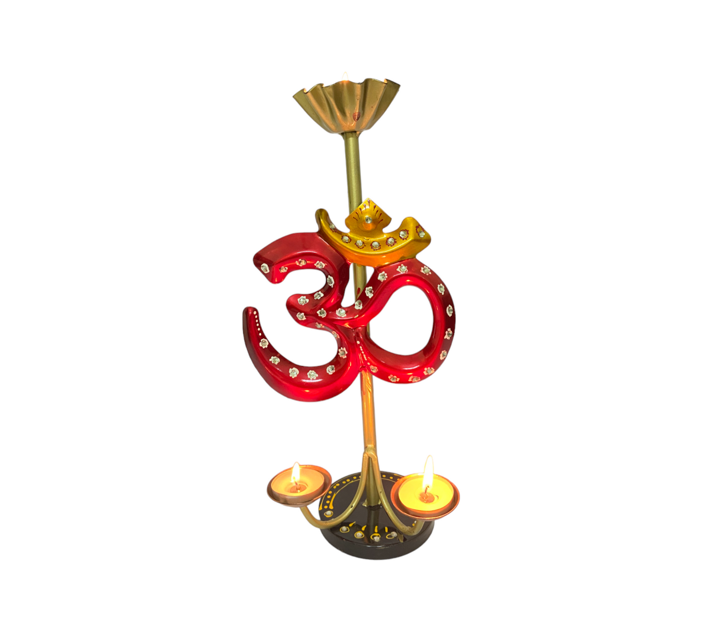 Metal Om T-Light Holder