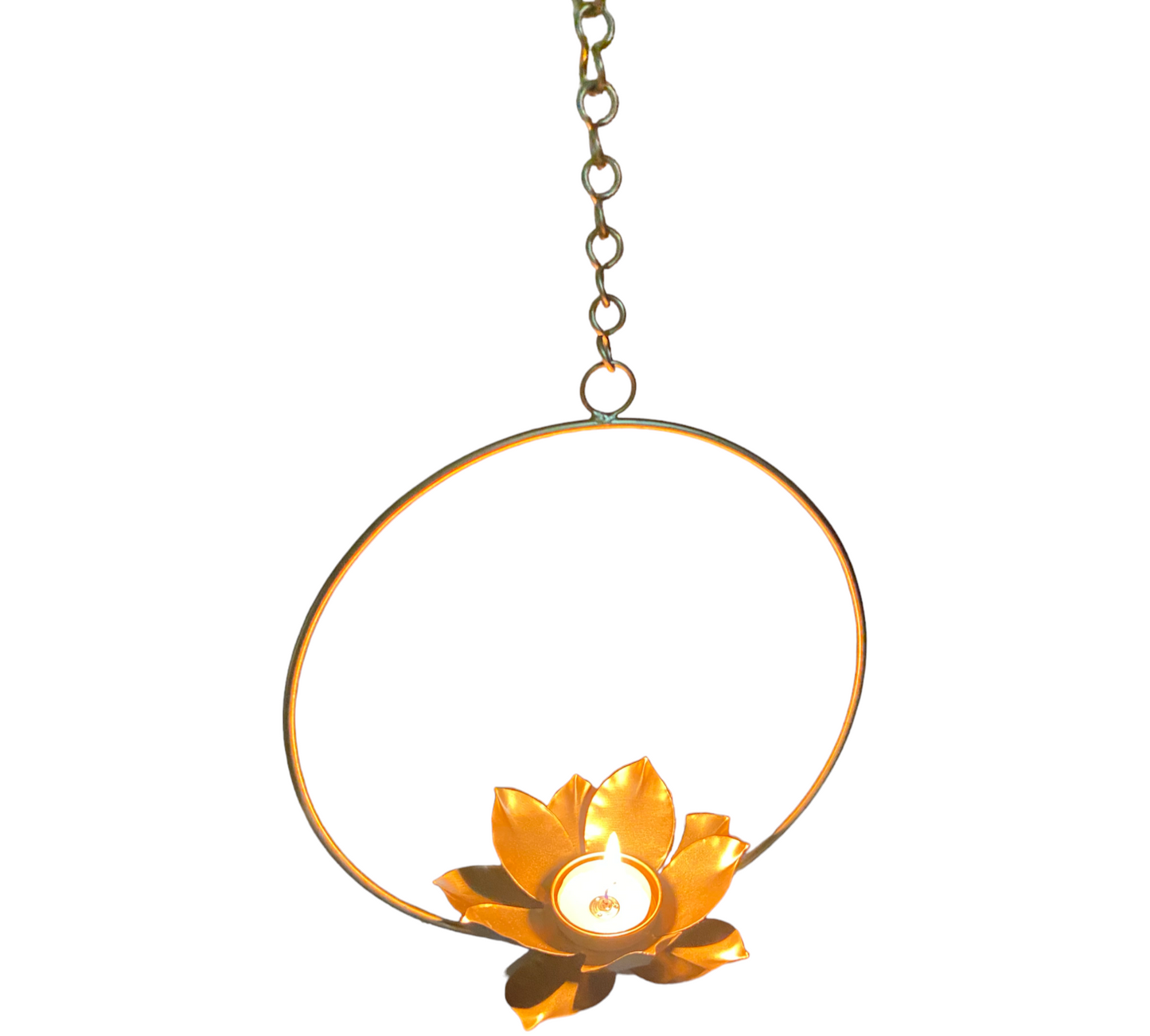 Lotus Hanging Tea Light Holder lotus Shape Hanging Tealight