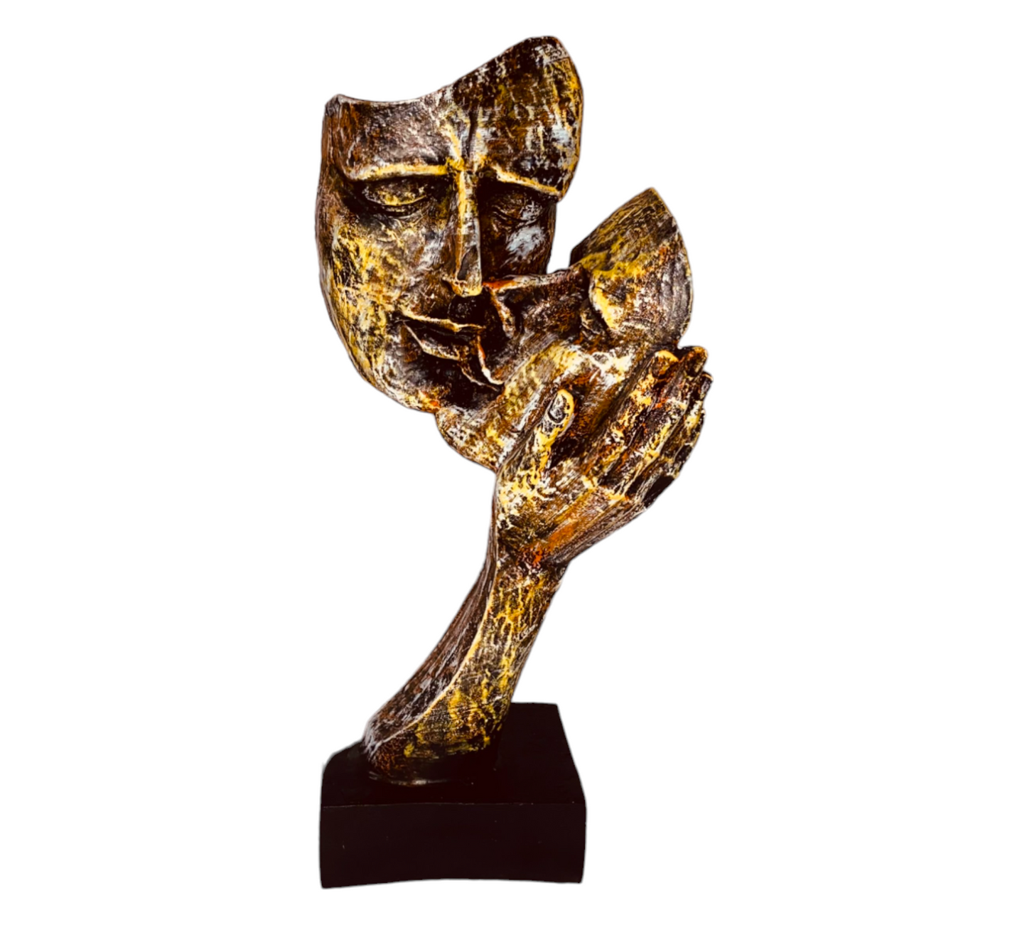 Sculpture of Kissing Couples Figurine Showpiece