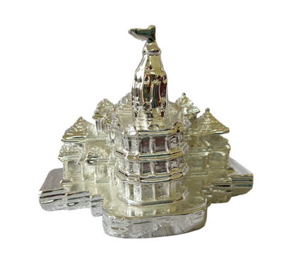 Silver Ayodhya Ram Mandir for Home Pooja Mandir