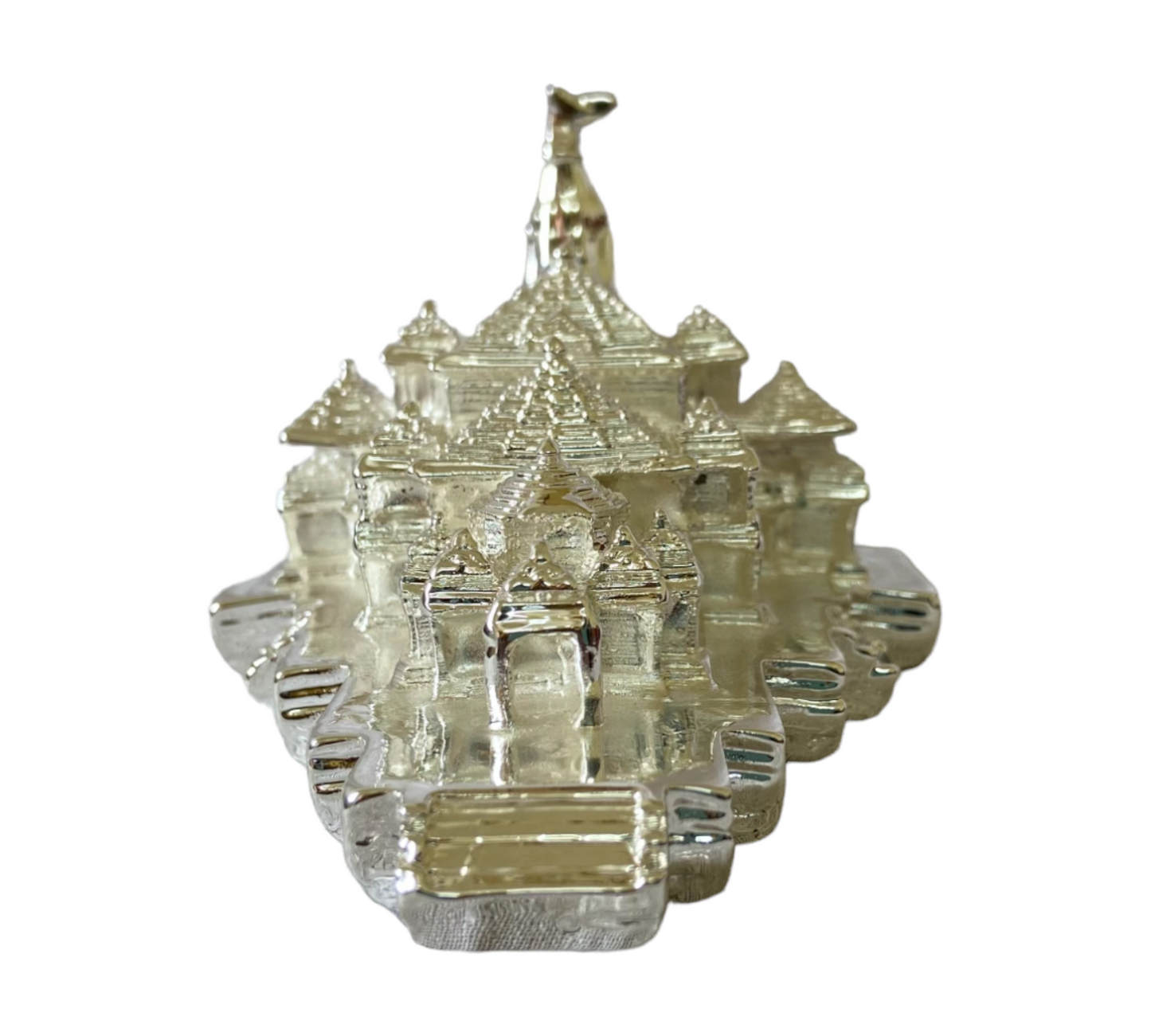 Silver Ayodhya Ram Mandir for Home Pooja Mandir