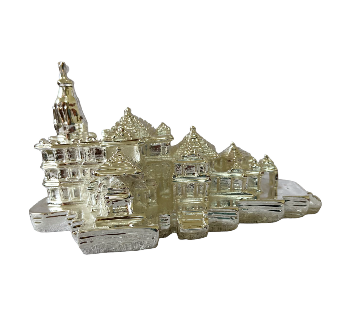 Silver Ayodhya Ram Mandir for Home Pooja Mandir