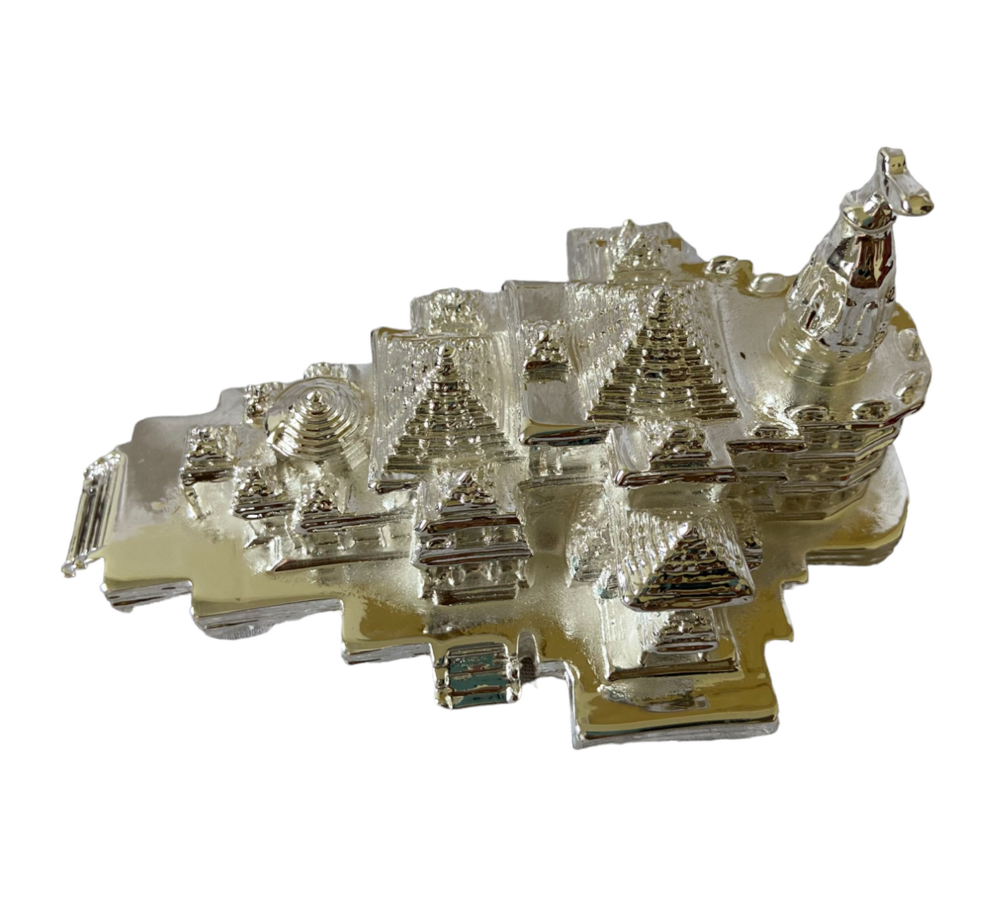 Silver Ayodhya Ram Mandir for Home Pooja Mandir