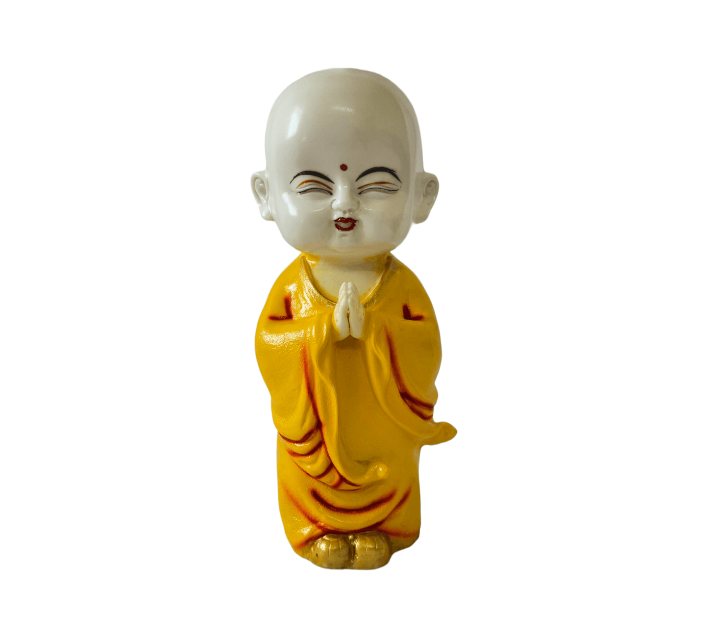 Yellow Lucky Namaste Buddha